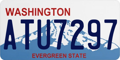 WA license plate ATU7297