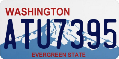 WA license plate ATU7395
