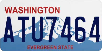 WA license plate ATU7464