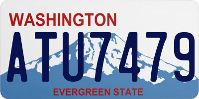 WA license plate ATU7479