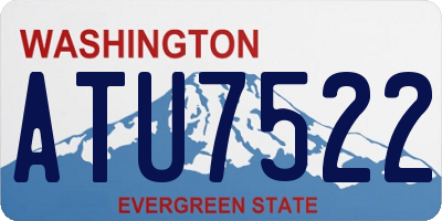 WA license plate ATU7522