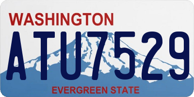 WA license plate ATU7529