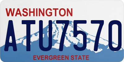 WA license plate ATU7570