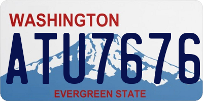 WA license plate ATU7676