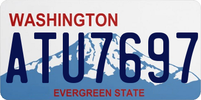 WA license plate ATU7697