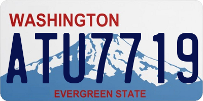 WA license plate ATU7719