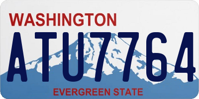 WA license plate ATU7764