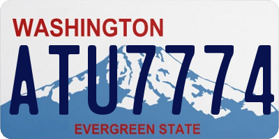 WA license plate ATU7774