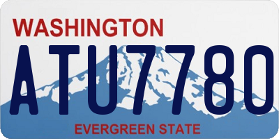 WA license plate ATU7780