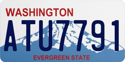 WA license plate ATU7791