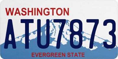 WA license plate ATU7873