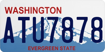WA license plate ATU7878