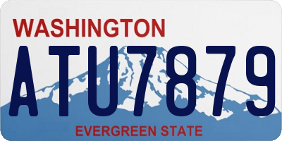 WA license plate ATU7879