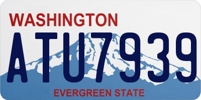 WA license plate ATU7939