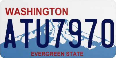 WA license plate ATU7970