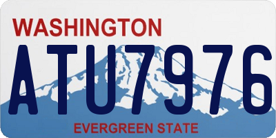 WA license plate ATU7976