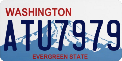 WA license plate ATU7979