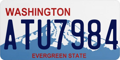 WA license plate ATU7984