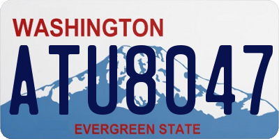 WA license plate ATU8047