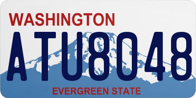WA license plate ATU8048