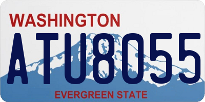 WA license plate ATU8055