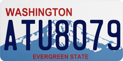 WA license plate ATU8079