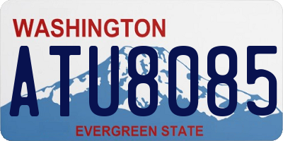 WA license plate ATU8085