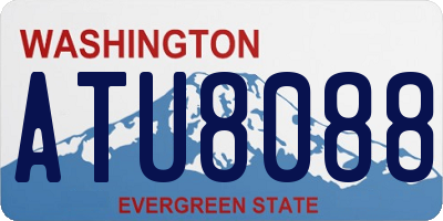 WA license plate ATU8088