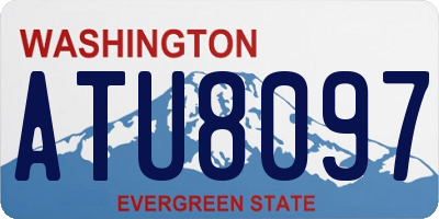 WA license plate ATU8097