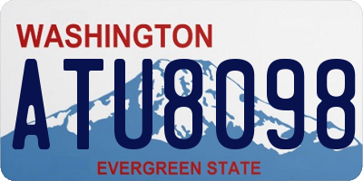 WA license plate ATU8098