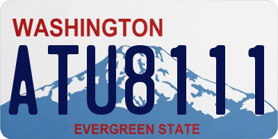 WA license plate ATU8111