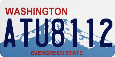 WA license plate ATU8112
