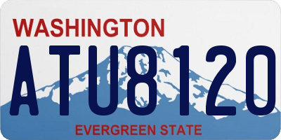 WA license plate ATU8120
