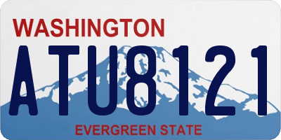 WA license plate ATU8121