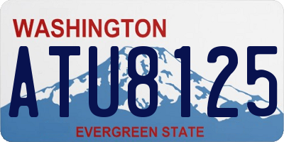 WA license plate ATU8125