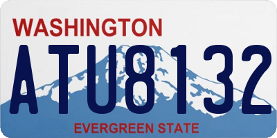WA license plate ATU8132