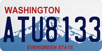 WA license plate ATU8133