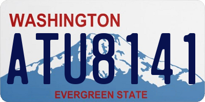 WA license plate ATU8141