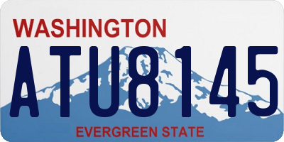 WA license plate ATU8145