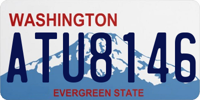WA license plate ATU8146