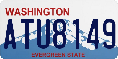 WA license plate ATU8149