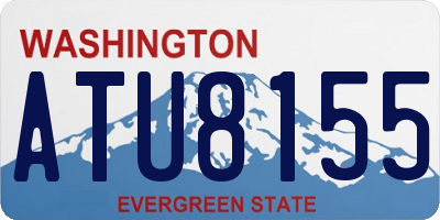 WA license plate ATU8155
