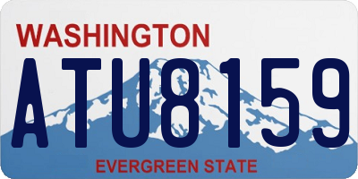 WA license plate ATU8159