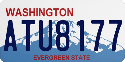 WA license plate ATU8177