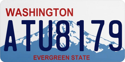 WA license plate ATU8179