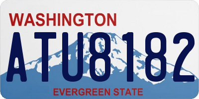 WA license plate ATU8182
