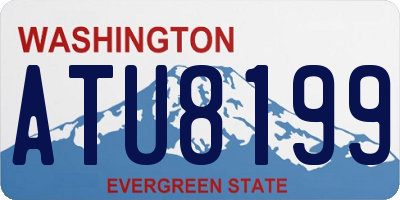 WA license plate ATU8199
