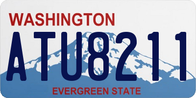 WA license plate ATU8211