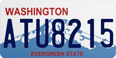 WA license plate ATU8215