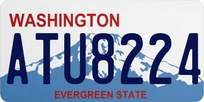 WA license plate ATU8224